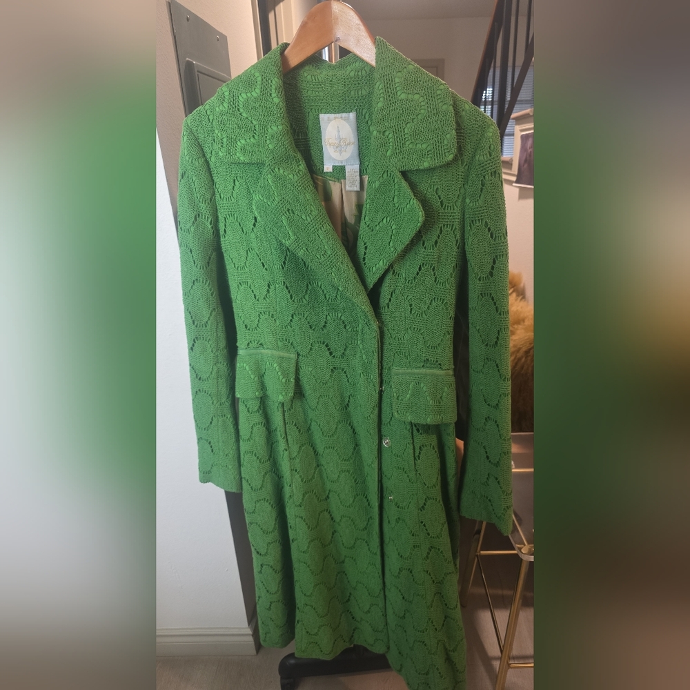 Tracy Reese Emerald Green Tailored Jacket – Structured Fit